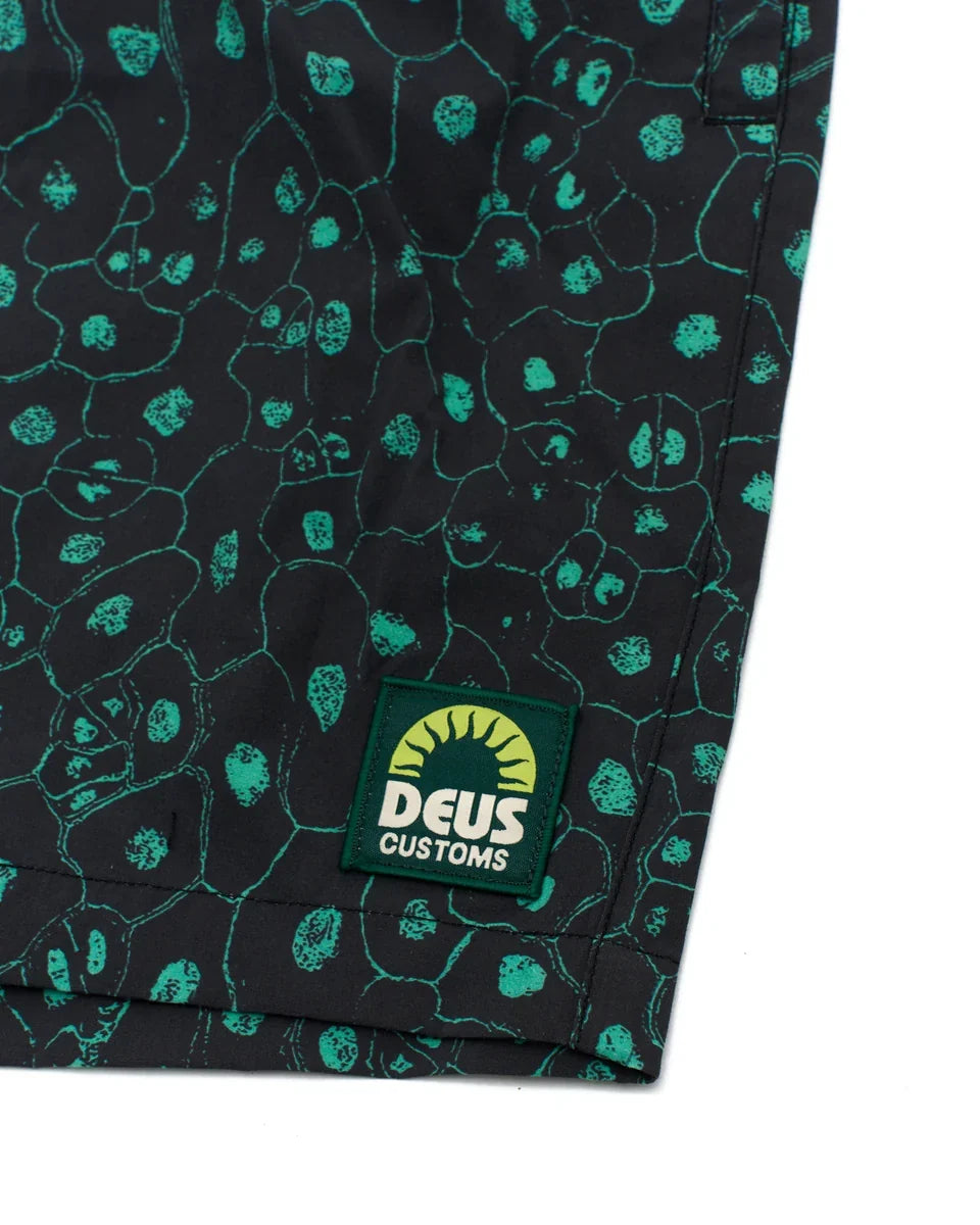 DEUS EX MACHINA PLANT CELL BOARDSHORT (MESH) BISCAY GREEN