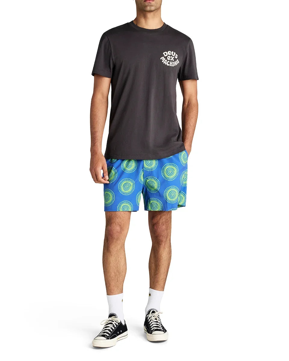 DEUS EX MACHINA PORTAL BOARDSHORT (MESH) BLUE