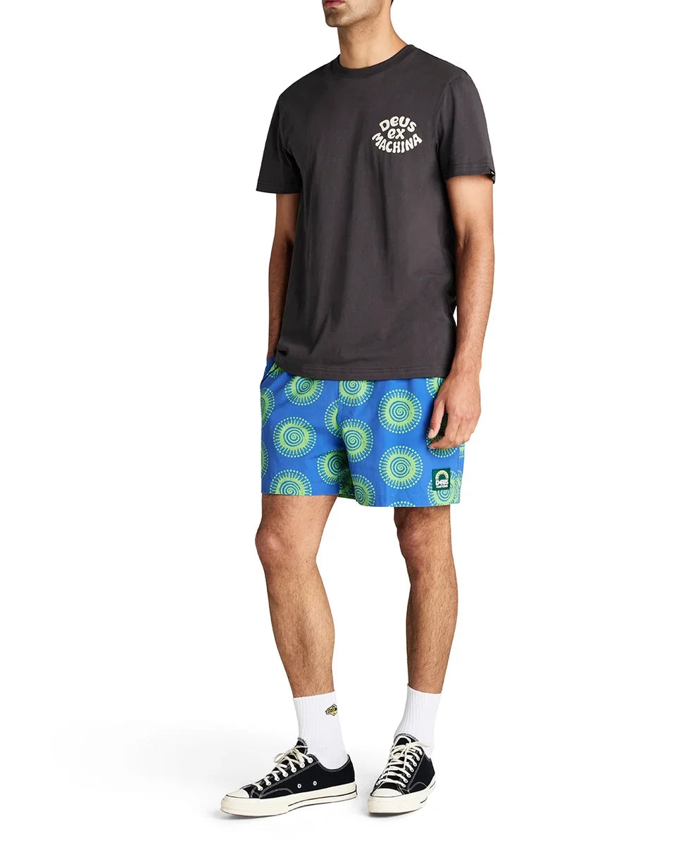 DEUS EX MACHINA PORTAL BOARDSHORT (MESH) BLUE