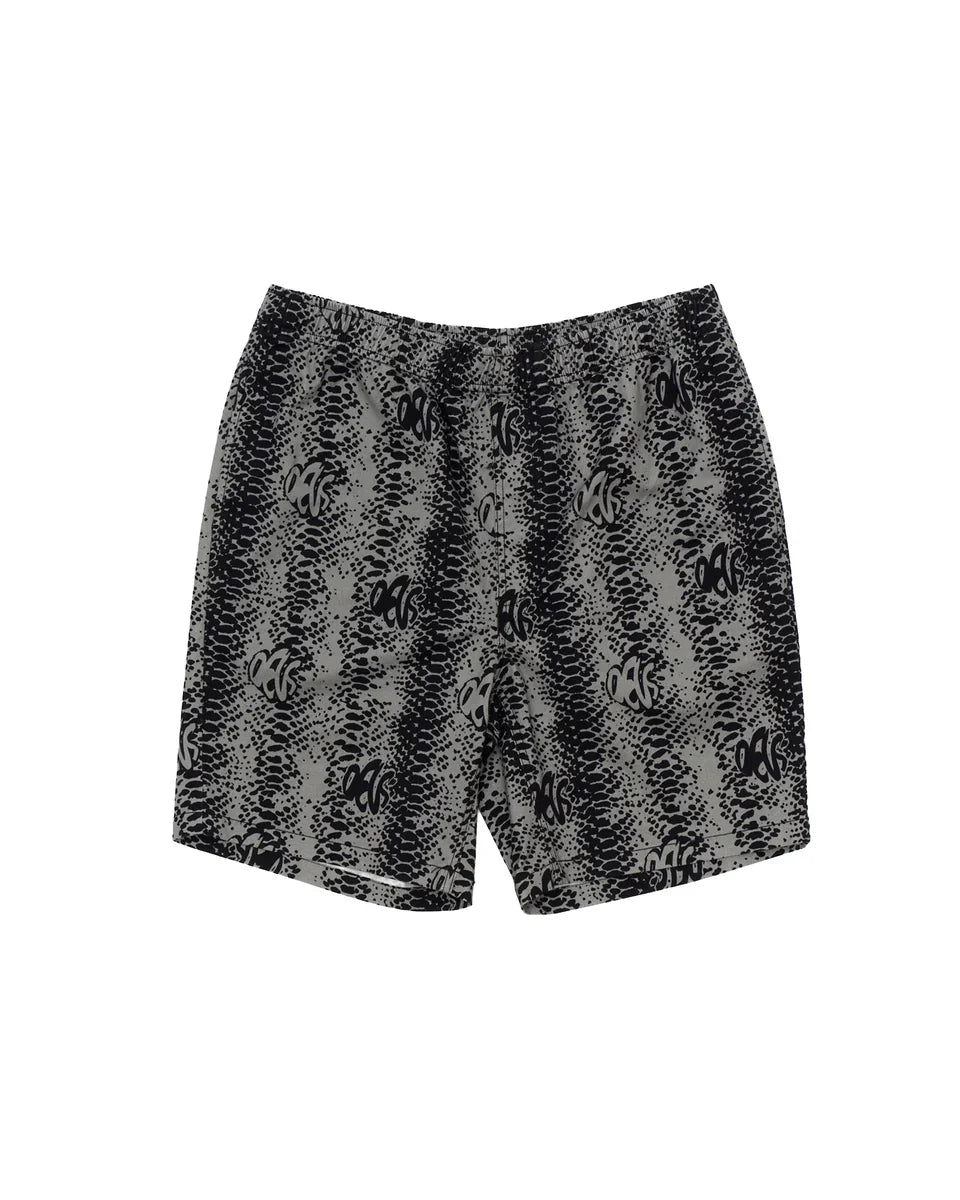 DEUS EX MACHINA SNAKE EYES BEACH SHORT TITANIUM