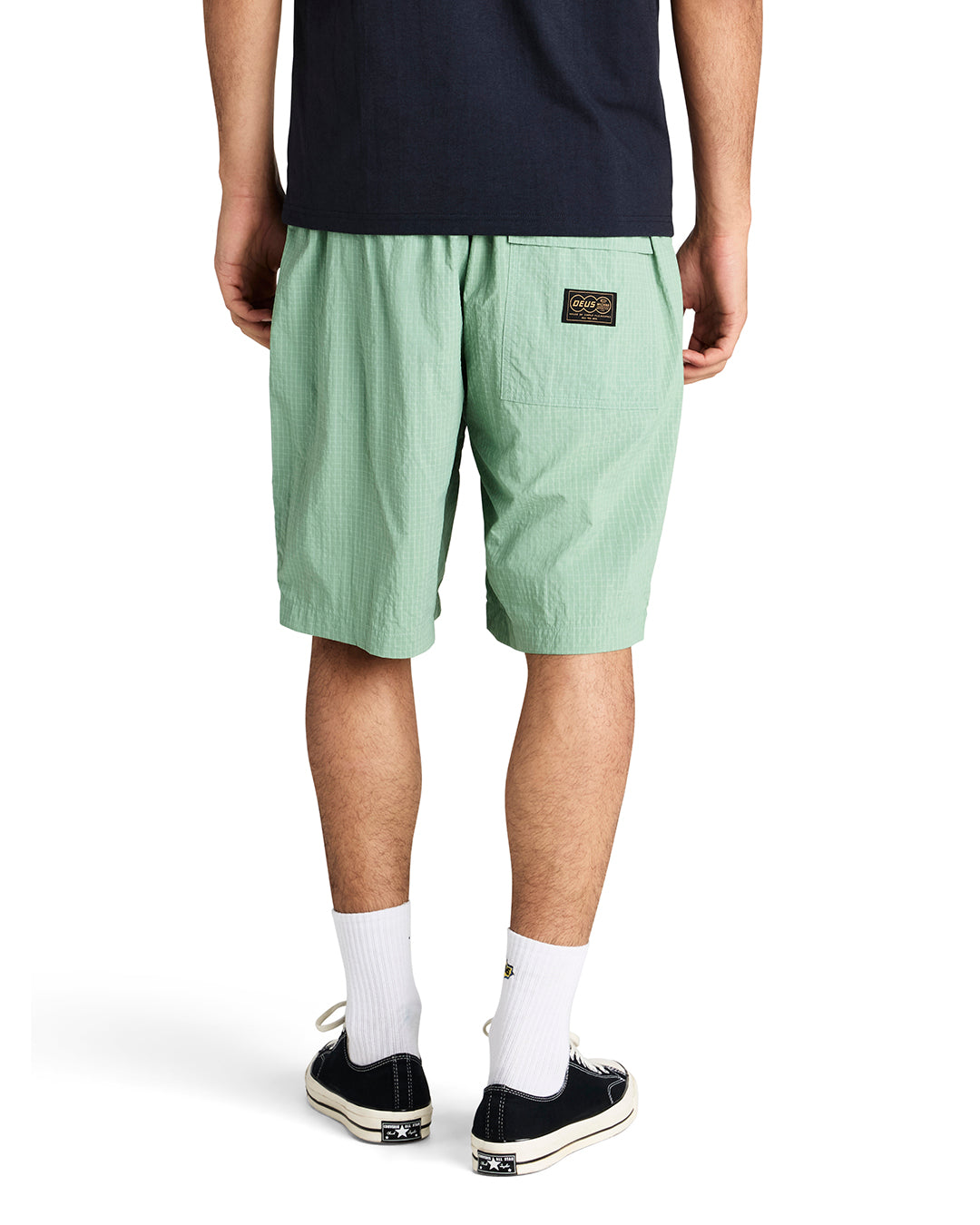 DEUS EX MACHINA Remi Parachute Short - Shale Green