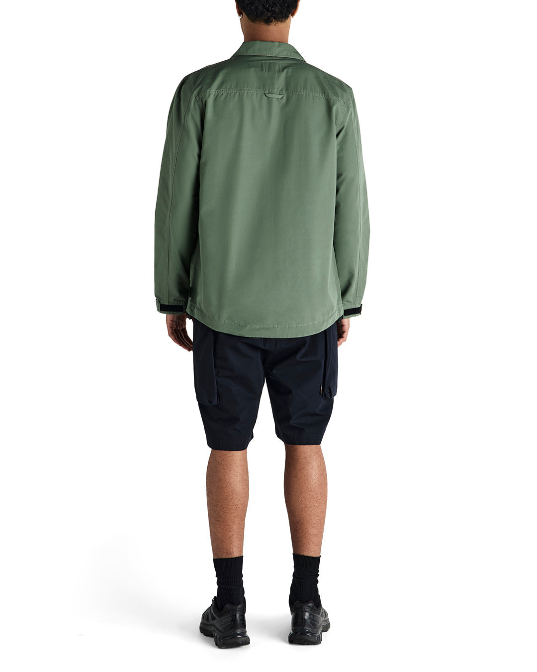 DEUS EX MACHINA DUCK DIVE ZIP SHIRT - CLOVER