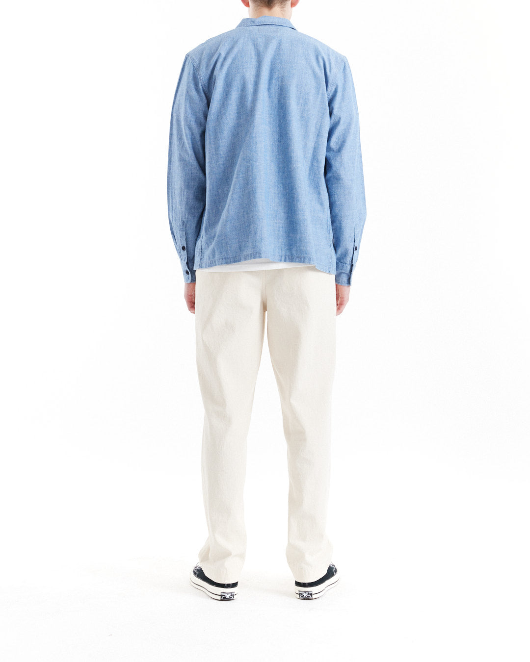 DEUS EX MACHINA FORECOURT DENIM SHIRT - INDIGO CHAMBRAY