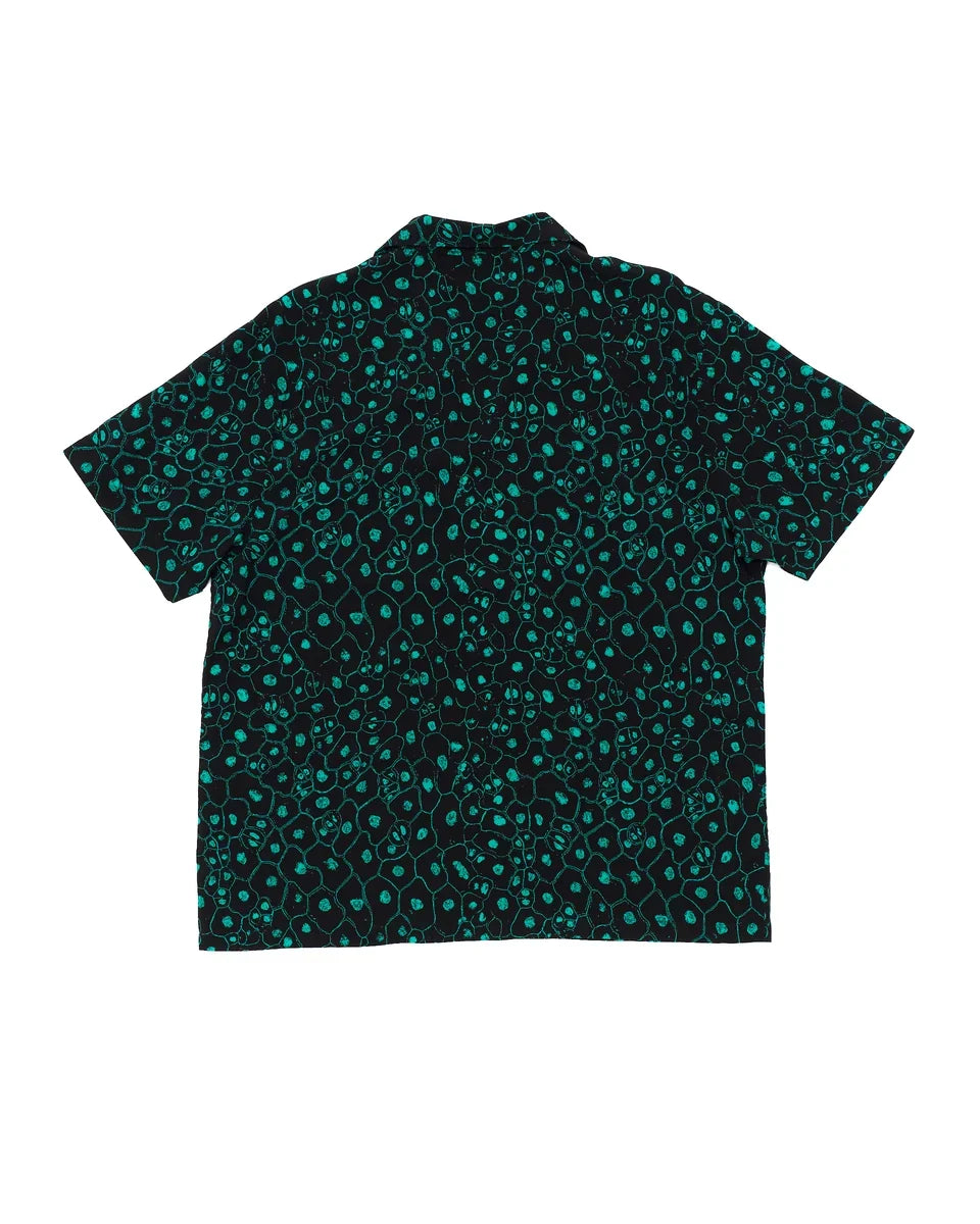 DEUS EX MACHINA PLANT CELL SHIRT BISCAY GREEN