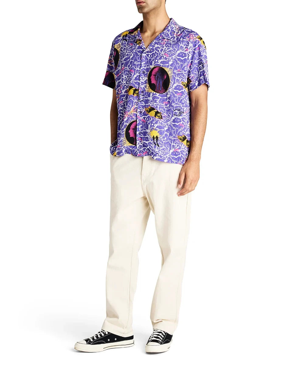 DEUS EX MACHINA FUTURE HISTORY SHIRT VIOLET