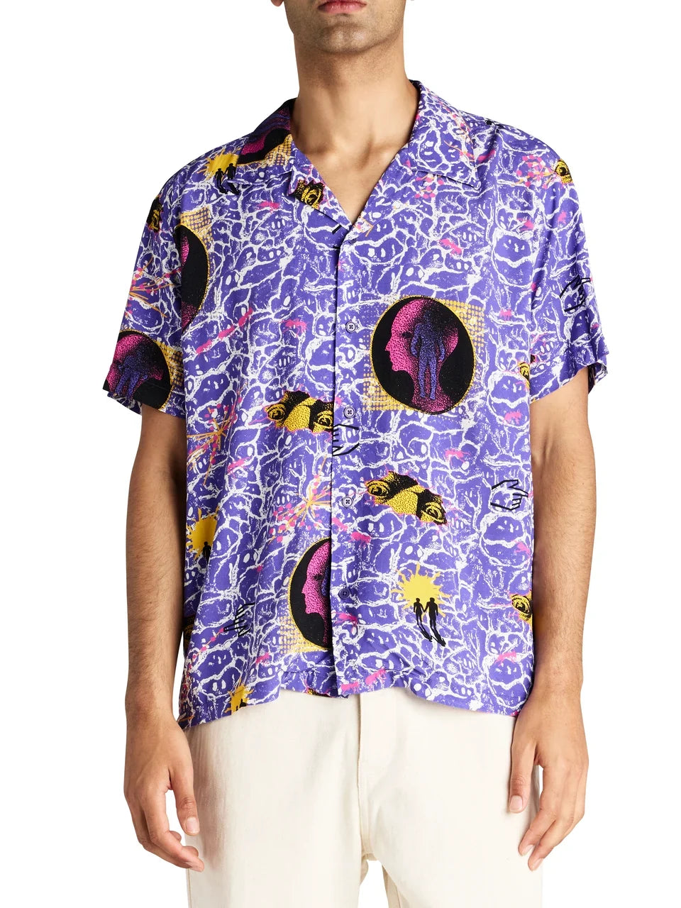 DEUS EX MACHINA FUTURE HISTORY SHIRT VIOLET