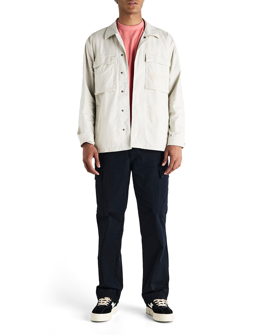 DEUS EX MACHINA TOMMY POPLIN SURF SHIRT - DIRTY WHITE