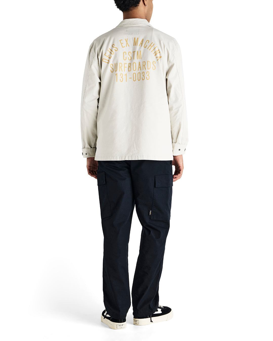 DEUS EX MACHINA TOMMY POPLIN SURF SHIRT - DIRTY WHITE
