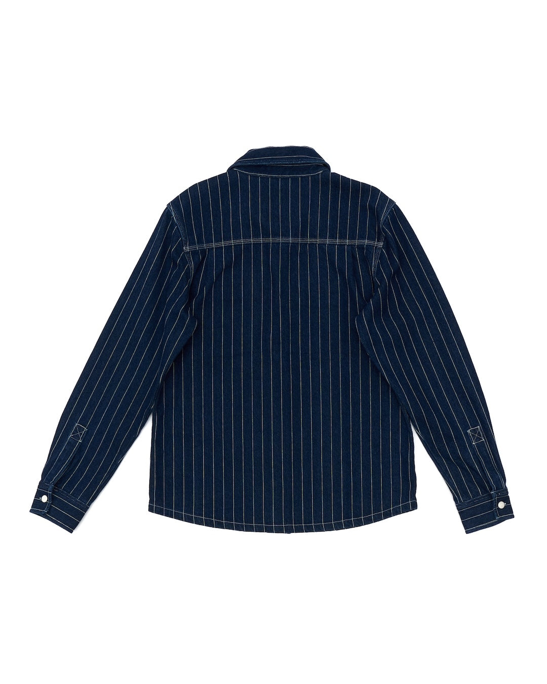 vacay-stripe-denim-shirt-indigo|Flatlay