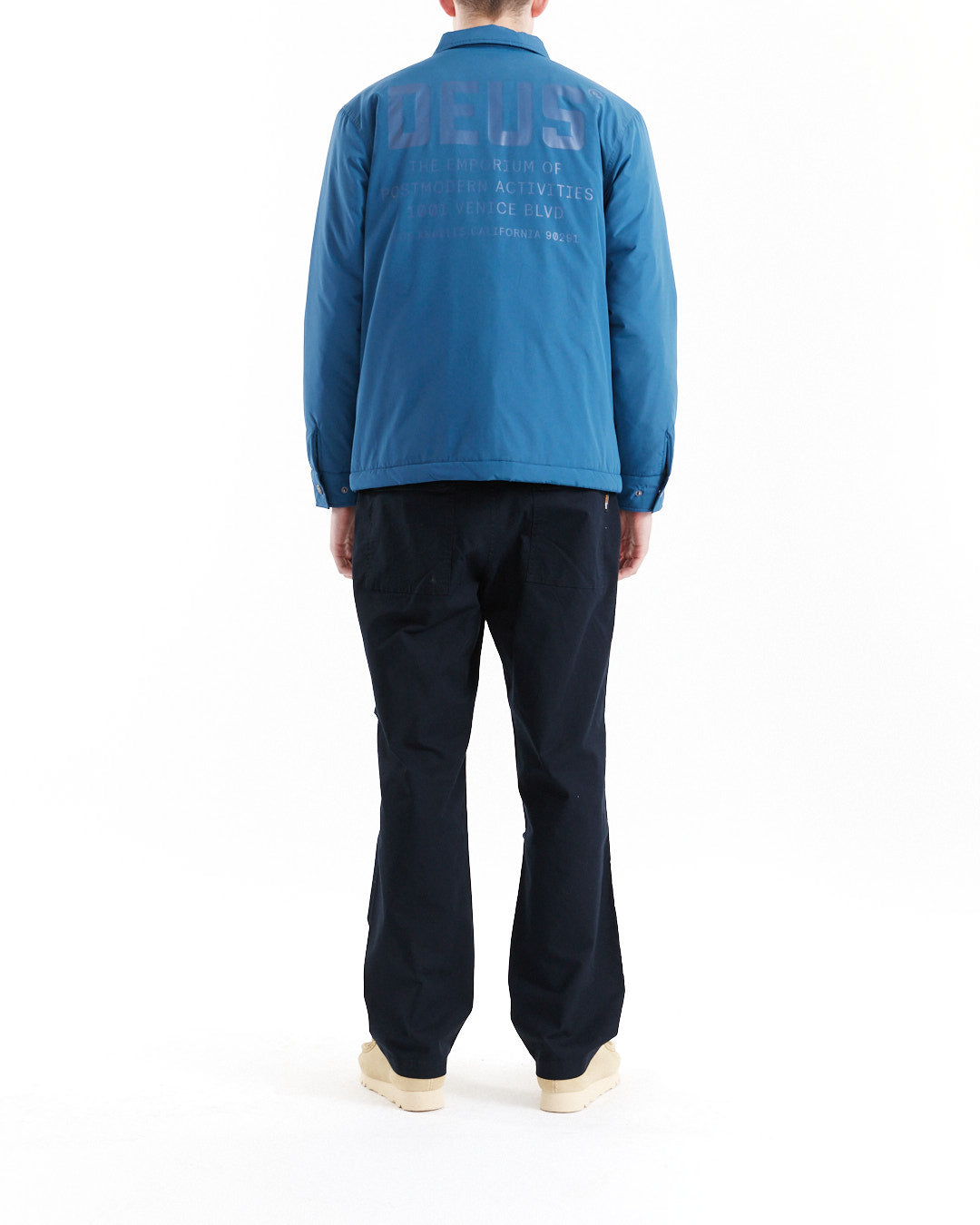 DEUS EX MACHINA MONTY PADDED OVERSHIRT - LEGION BLUE