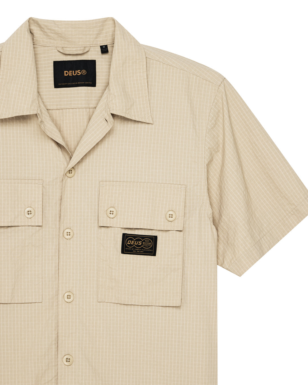 DEUS EX MACHINA NILE FATIGUE SHIRT - SAFARI