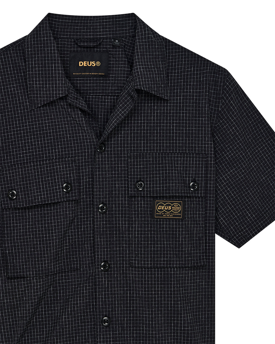 Nile Fatigue Shirt - Black|Flatlay