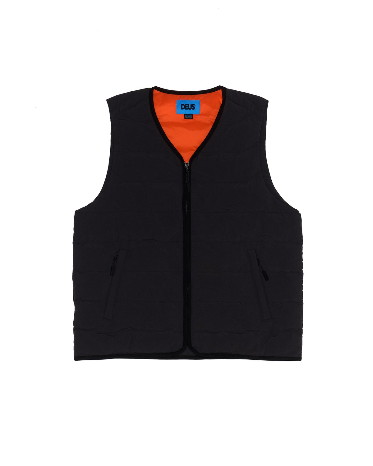 Peak Padded Vest - Black|Flatlay