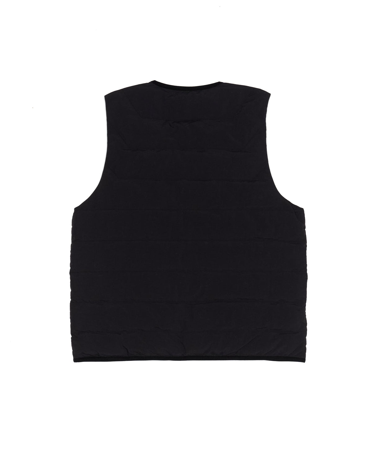 Peak Padded Vest - Black|Flatlay