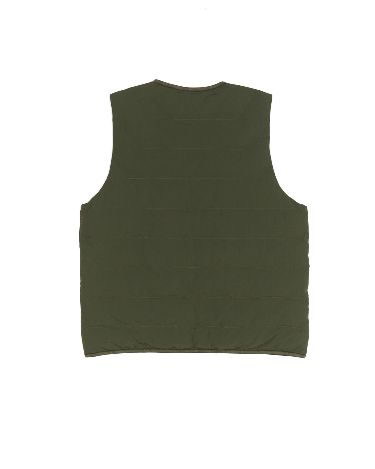 Peak Padded Vest - Clover|Flatlay