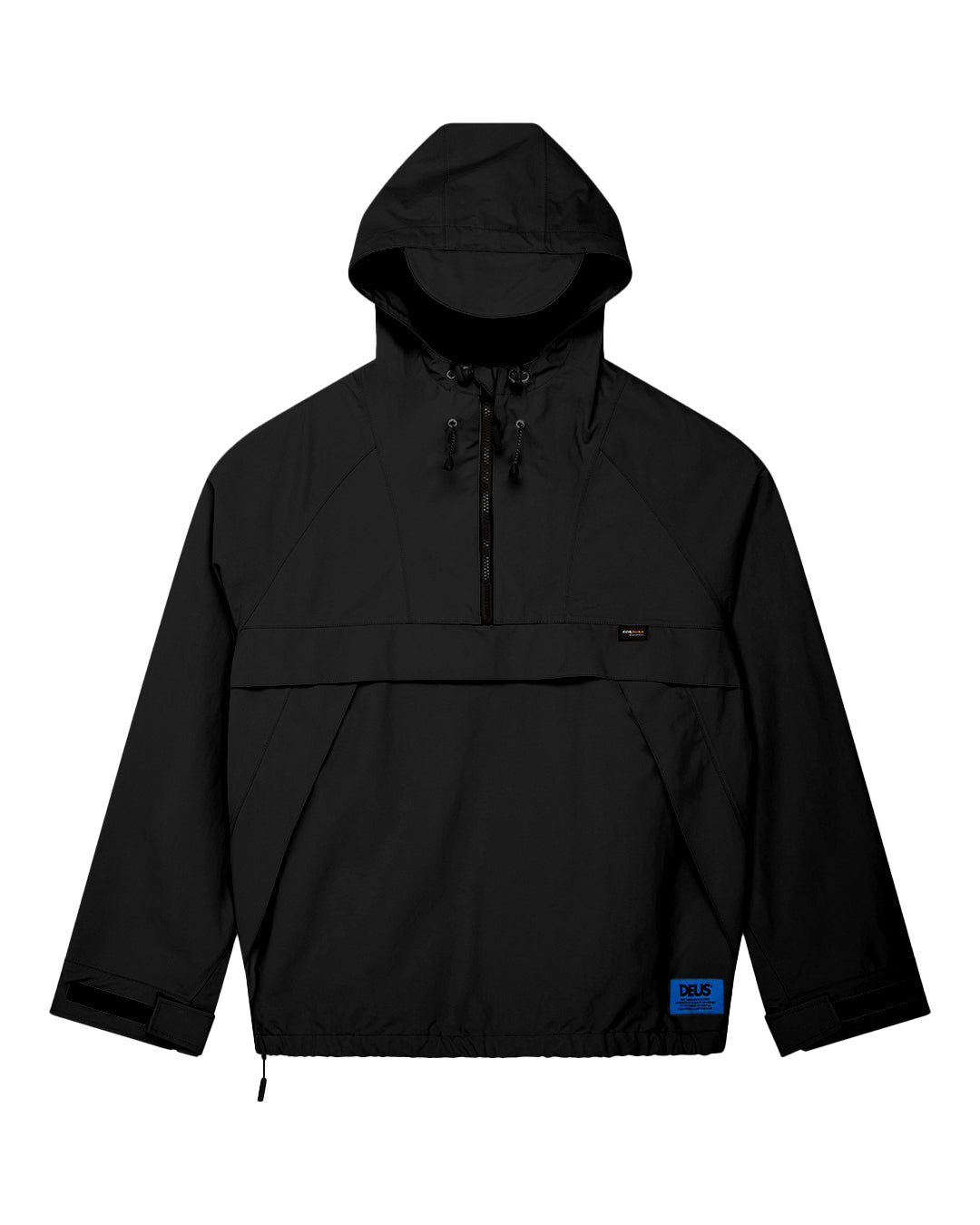 Riptide Smock Jacket - Black|Flatlay
