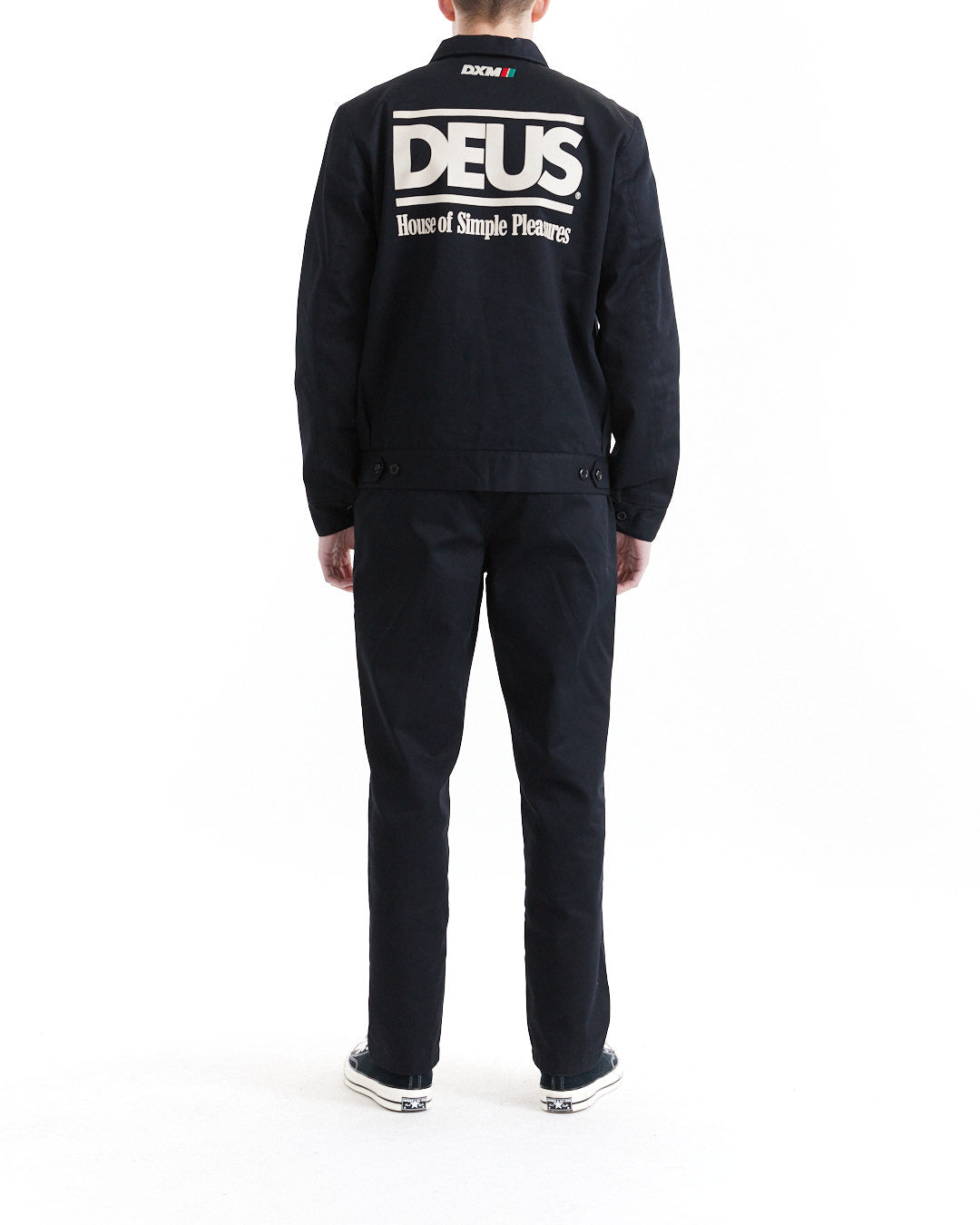 DEUS EX MACHINA MARNUS TEAM JACKET - BLACK