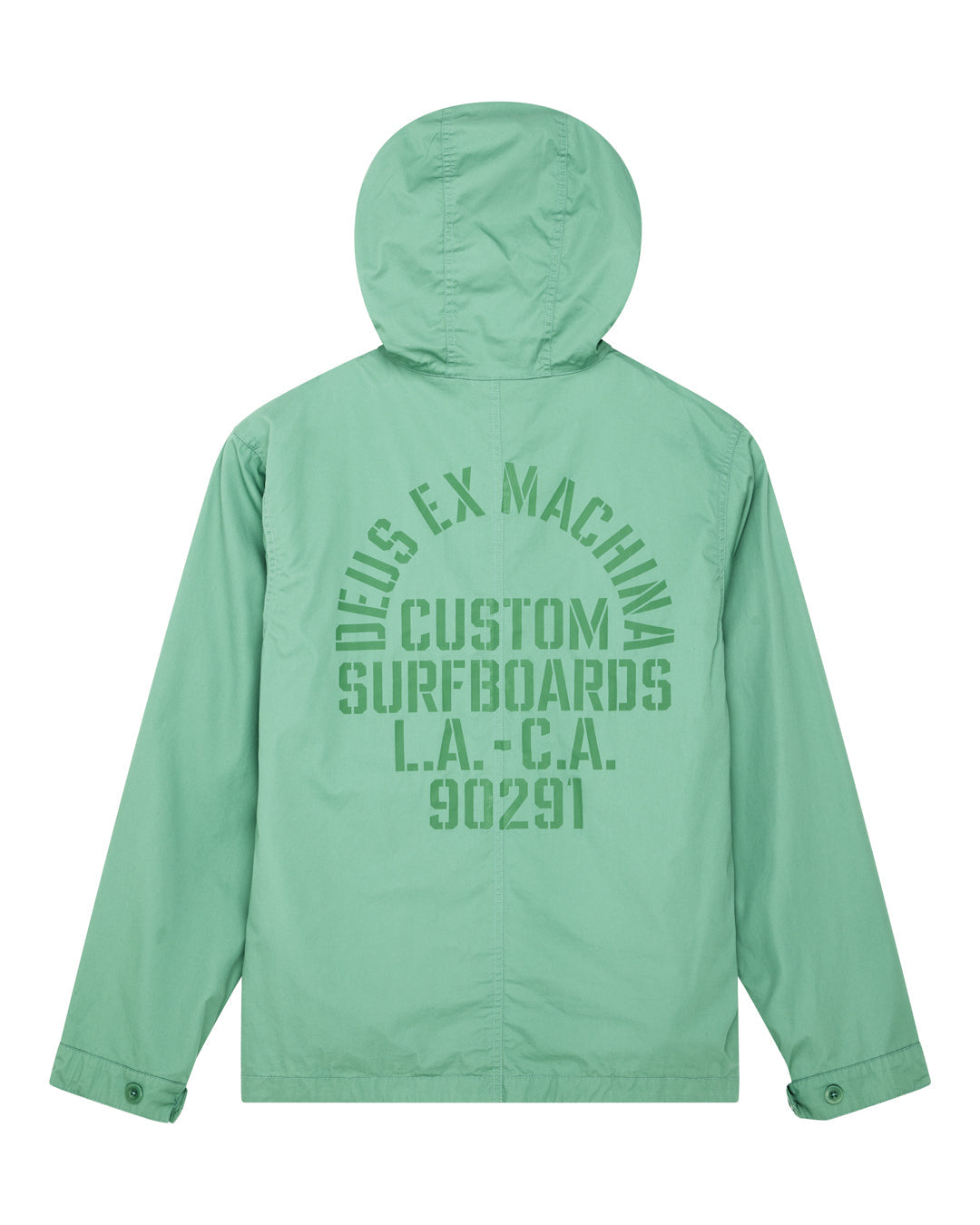 murphy-short-parka-shale-green|Flatlay