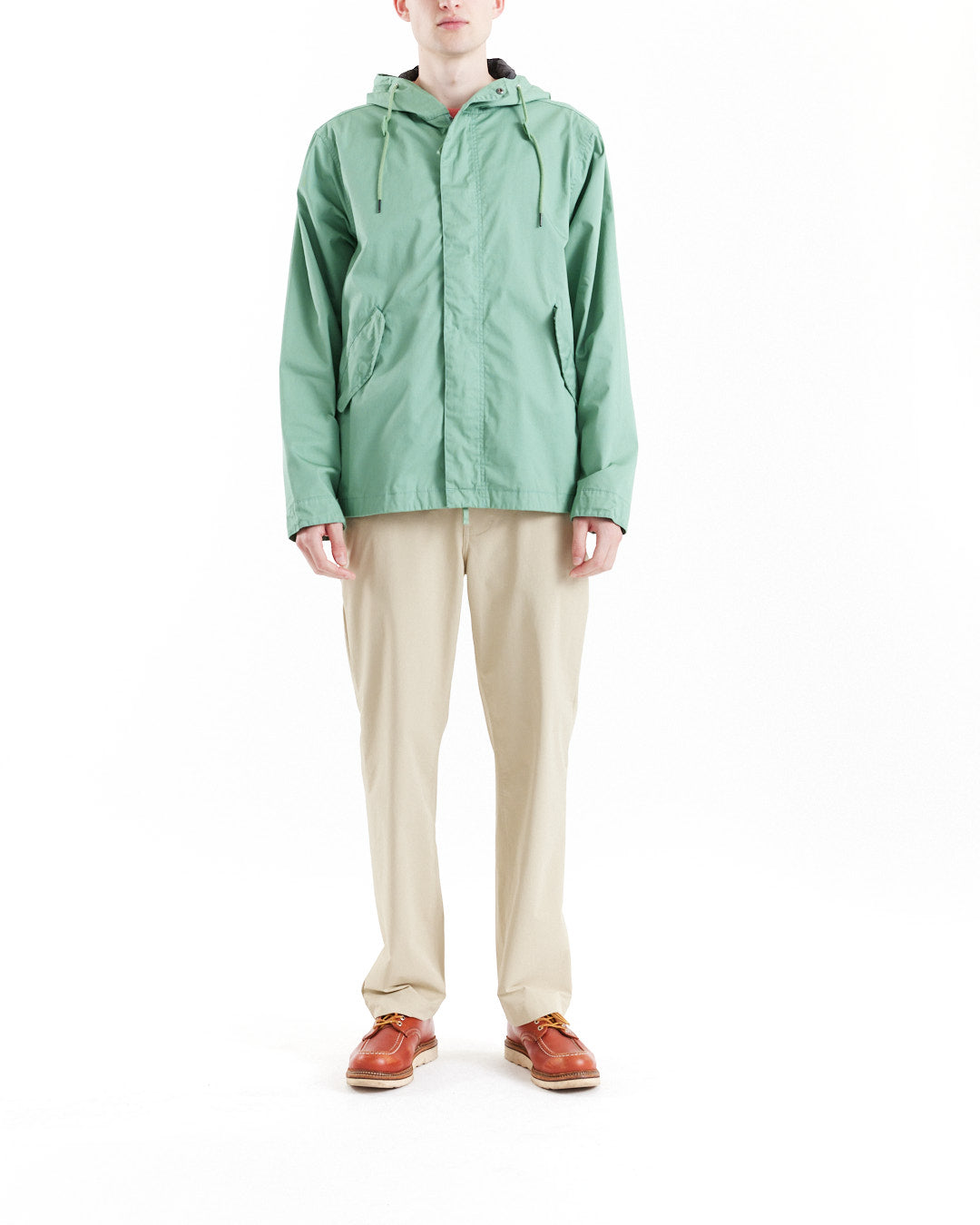 DEUS EX MACHINA MURPHY SHORT PARKA - SHALE GREEN