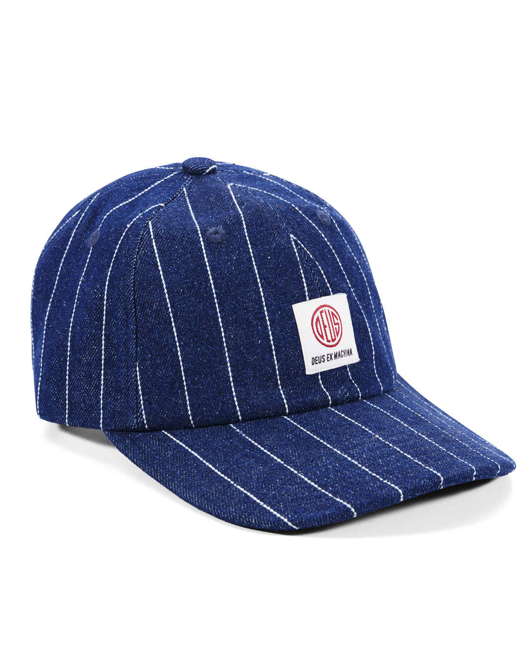 dallas-stripe-cap-indigo|Model