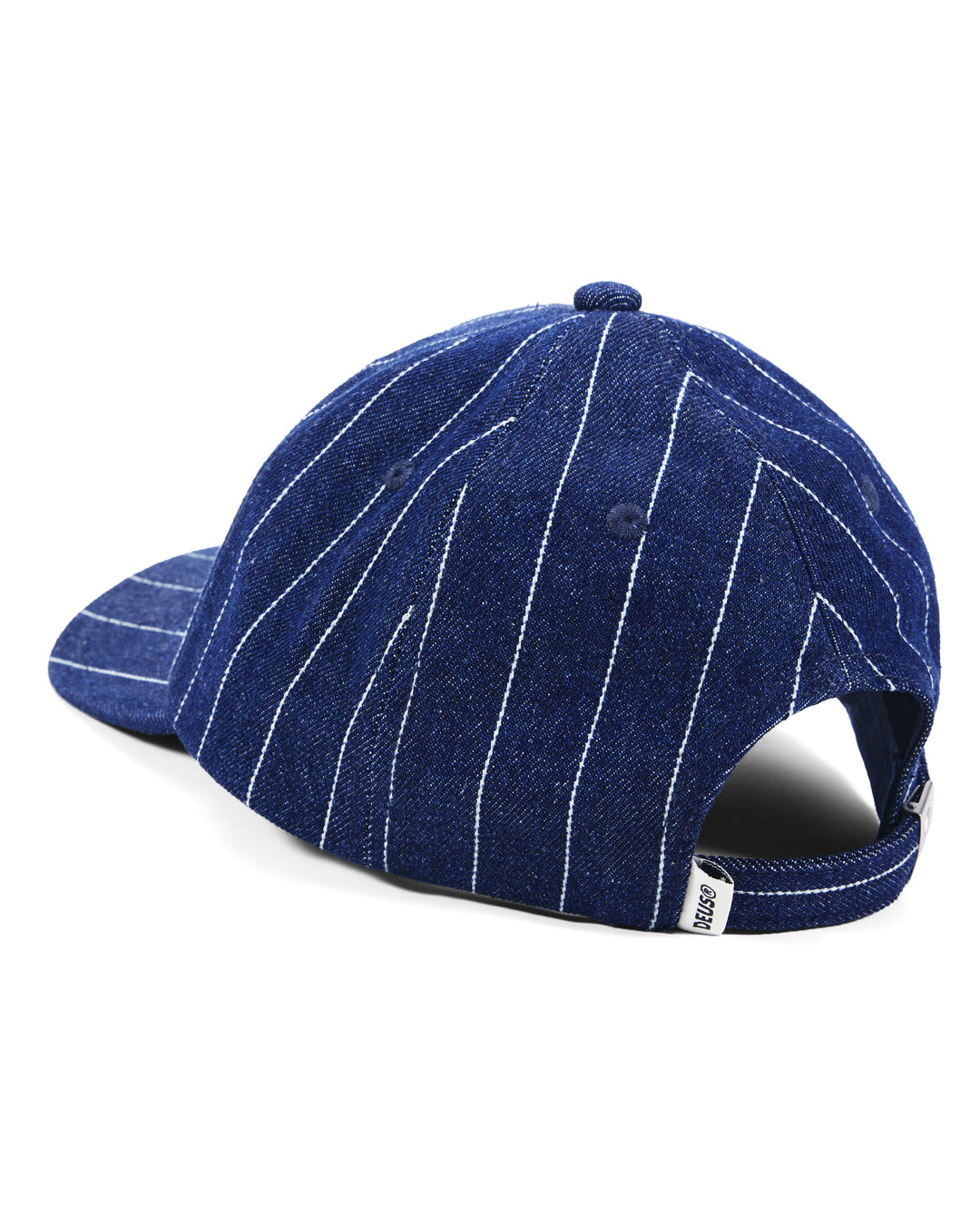 dallas-stripe-cap-indigo|Model