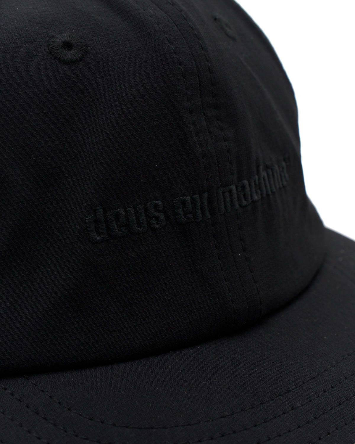 DEUS EX MACHINA LATE NIGHT 8 PANEL CAP - BLACK