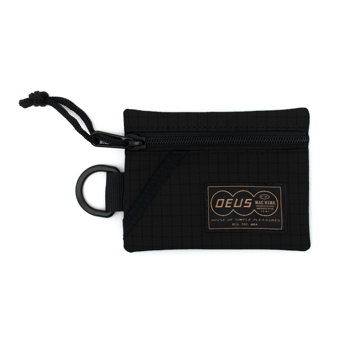 DEUS EX MACHINA SKELTER COIN POUCH - BLACK