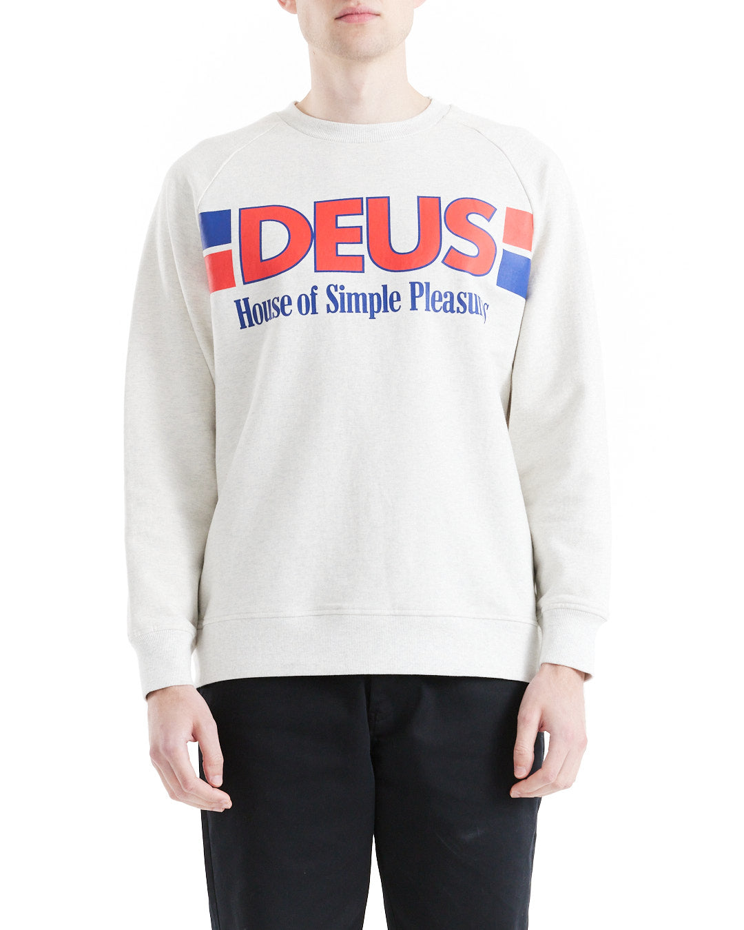 Zone Out Team Crew - Light Grey Marle|Model
