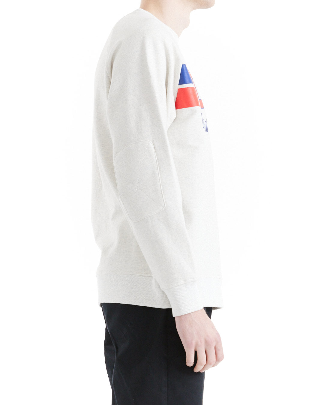 DEUS EX MACHINA ZONE OUT TEAM CREW - LIGHT GREY MARLE