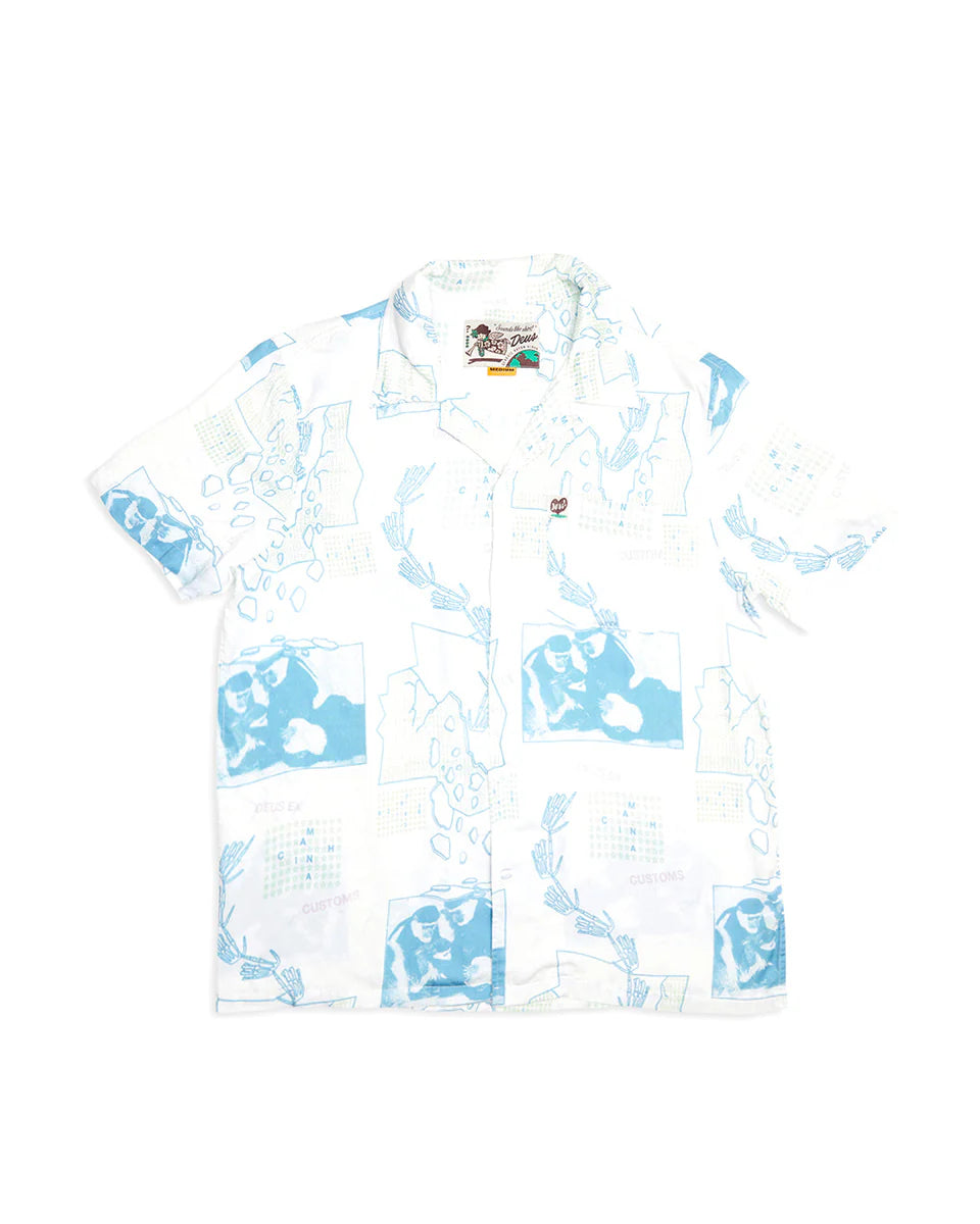 DEUS EX MACHINA PRIMITIVE SHIRT - VINTAGE WHITE