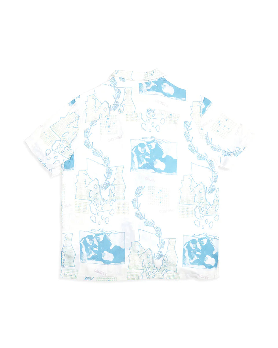 DEUS EX MACHINA PRIMITIVE SHIRT - VINTAGE WHITE