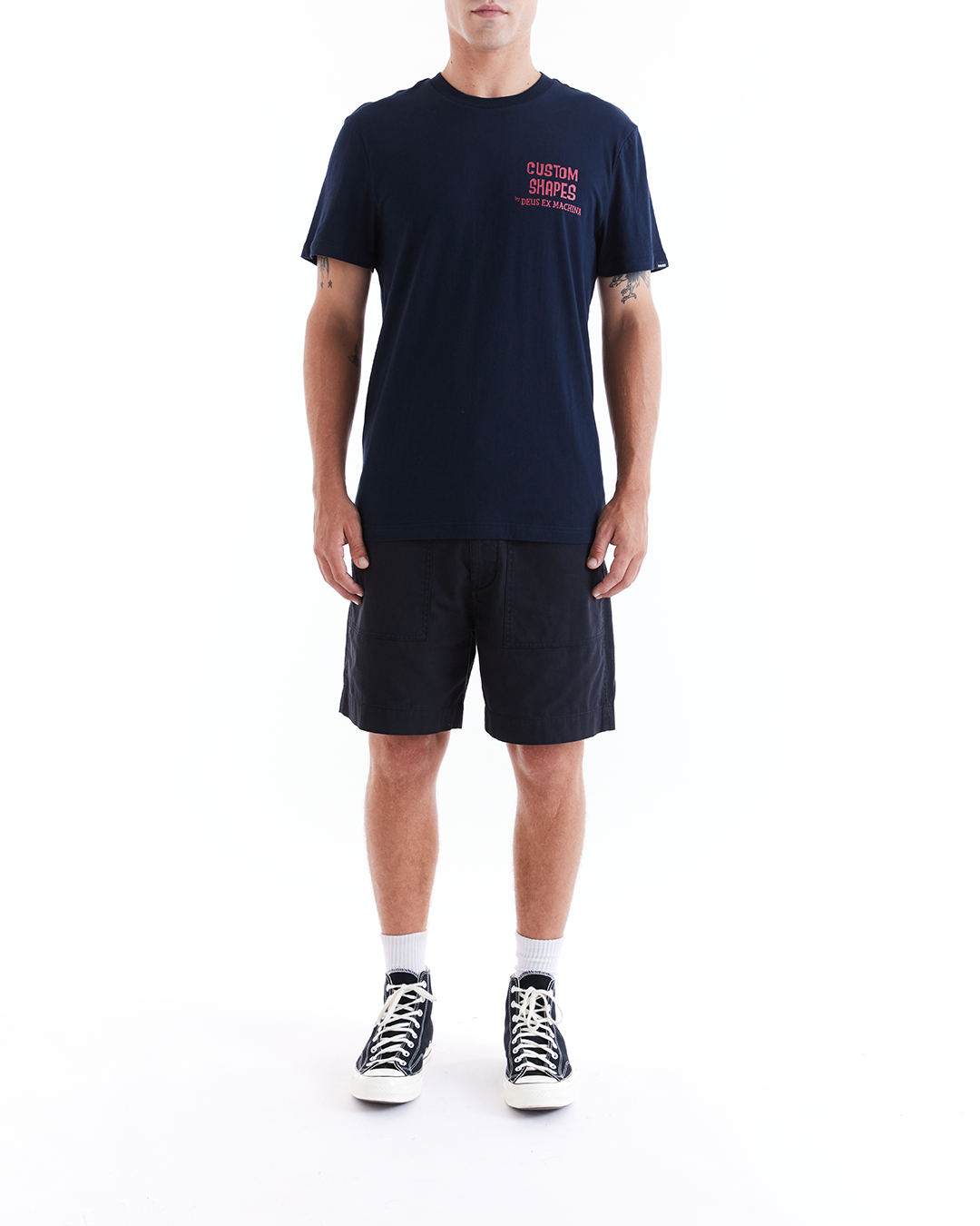 DEUS EX MACHINA YORK TEE - NAVY