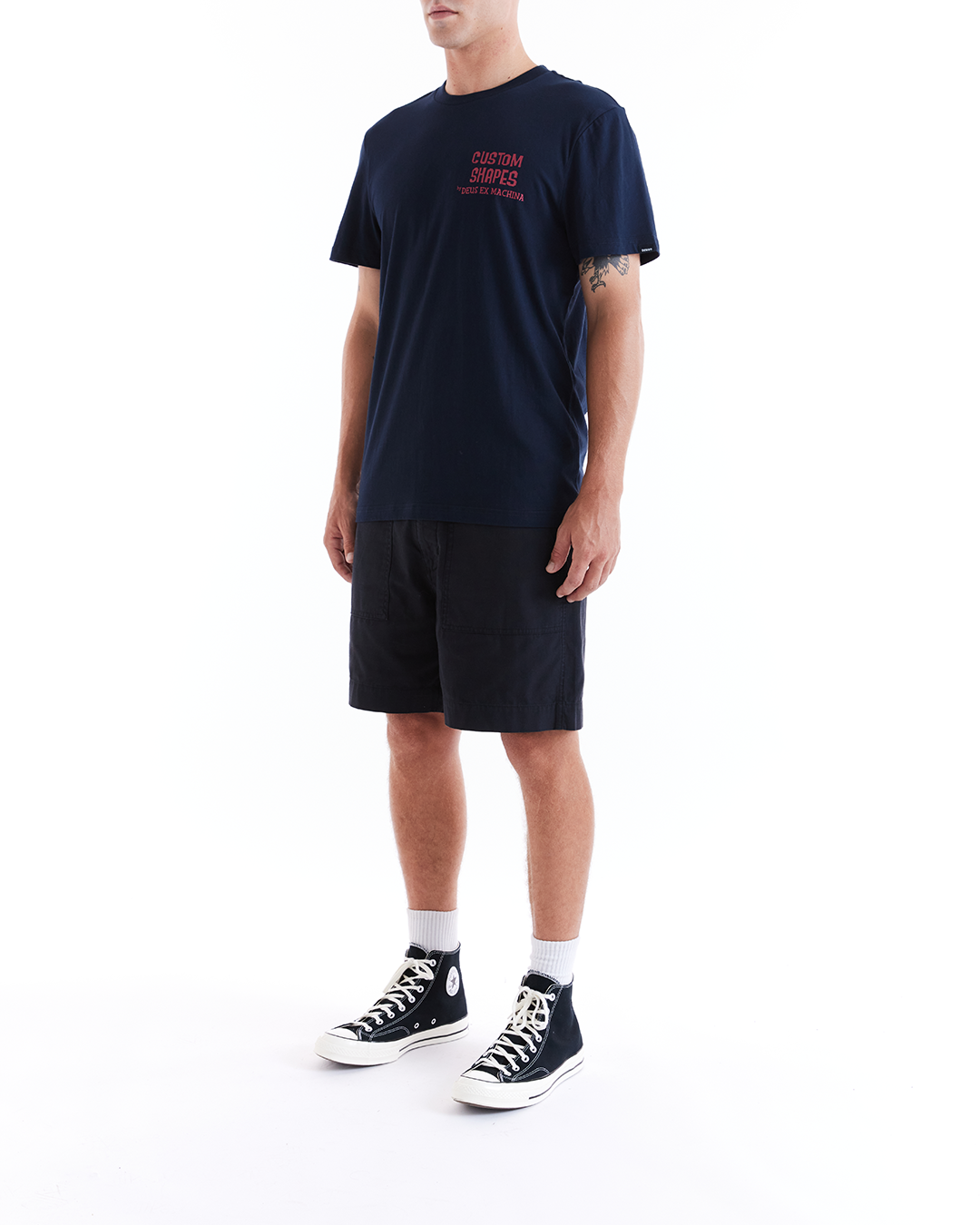 DEUS EX MACHINA YORK TEE - NAVY