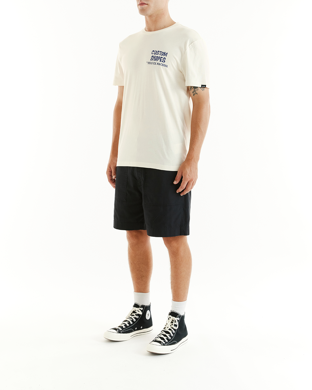 DEUS EX MACHINA YORK TEE - VINTAGE WHITE