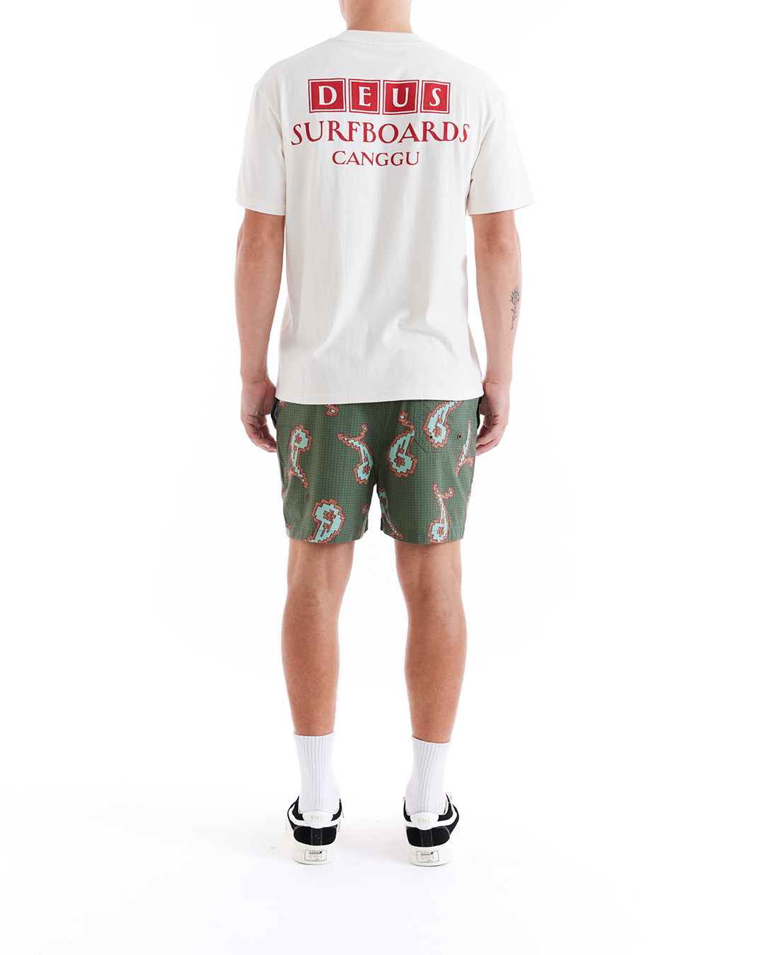 DEUS EX MACHINA 2 BIT BEACH SHORT - GREEN
