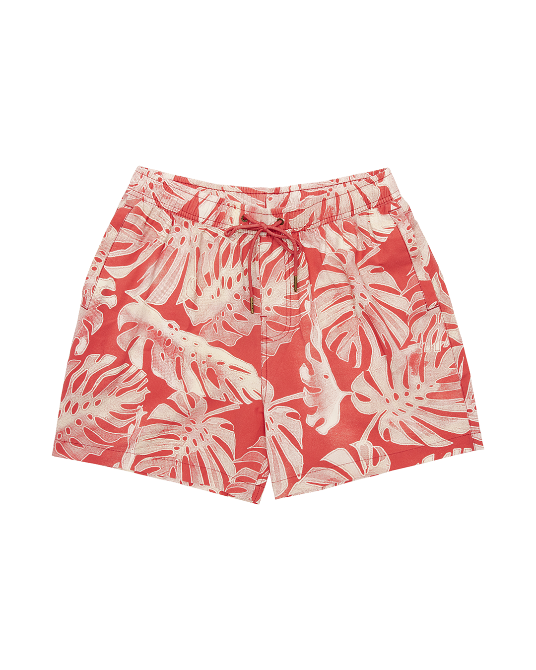 Ace Beach Short - Red|Flatlay