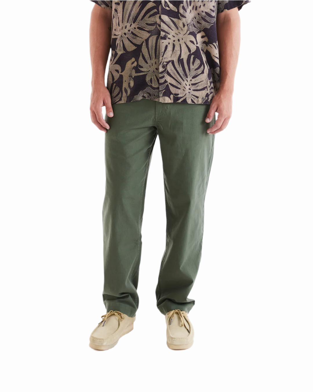 Imperial Poplin Pant - Pine|Model