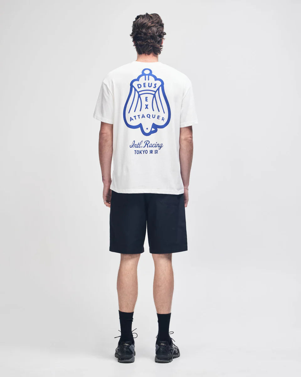 Deus Ex Machina Attaquer Massive Attaq Tee — Vintage White — view 8