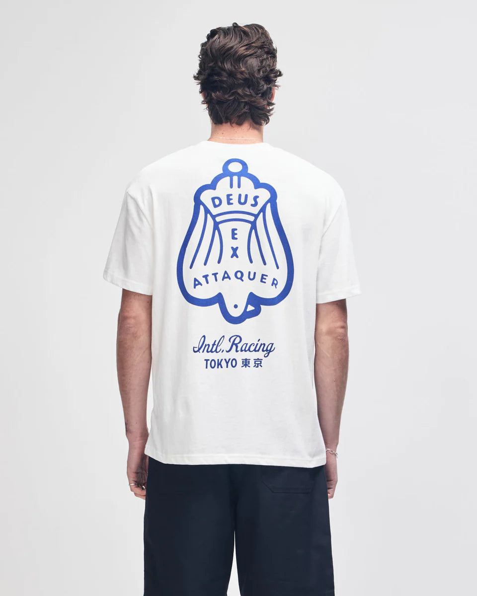 Deus Ex Machina Attaquer Massive Attaq Tee — Vintage White — view 4