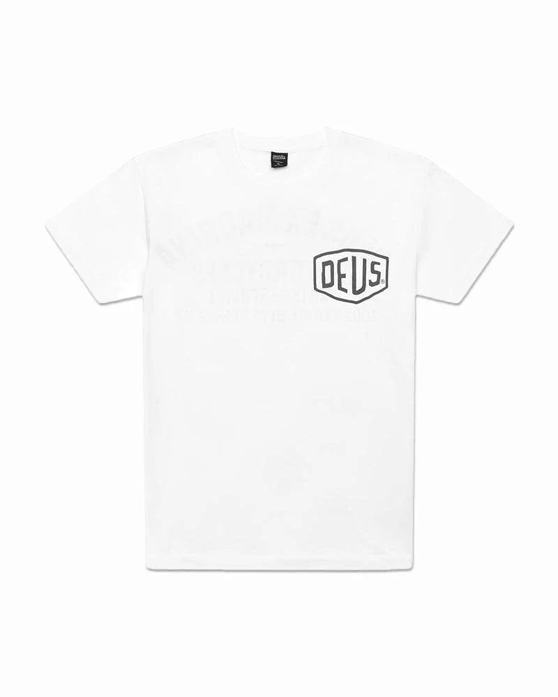Deus Wx Machina Venice Address Tee — White — view 5