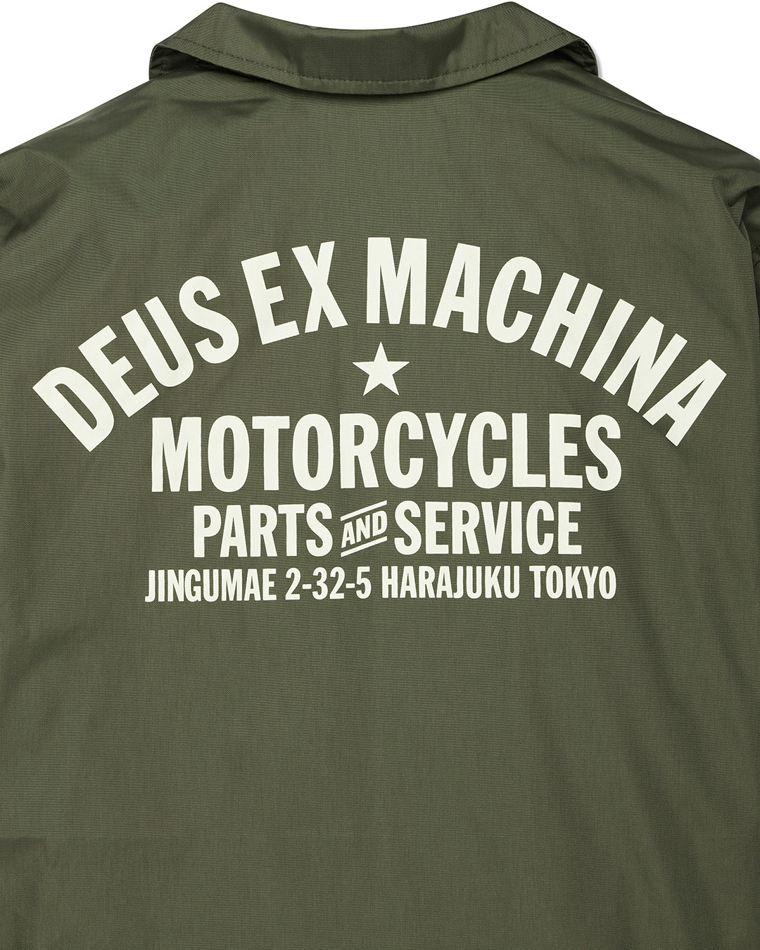 DEUS EX MACHINA HARAJUKU COACH - CYPRESS GREEN