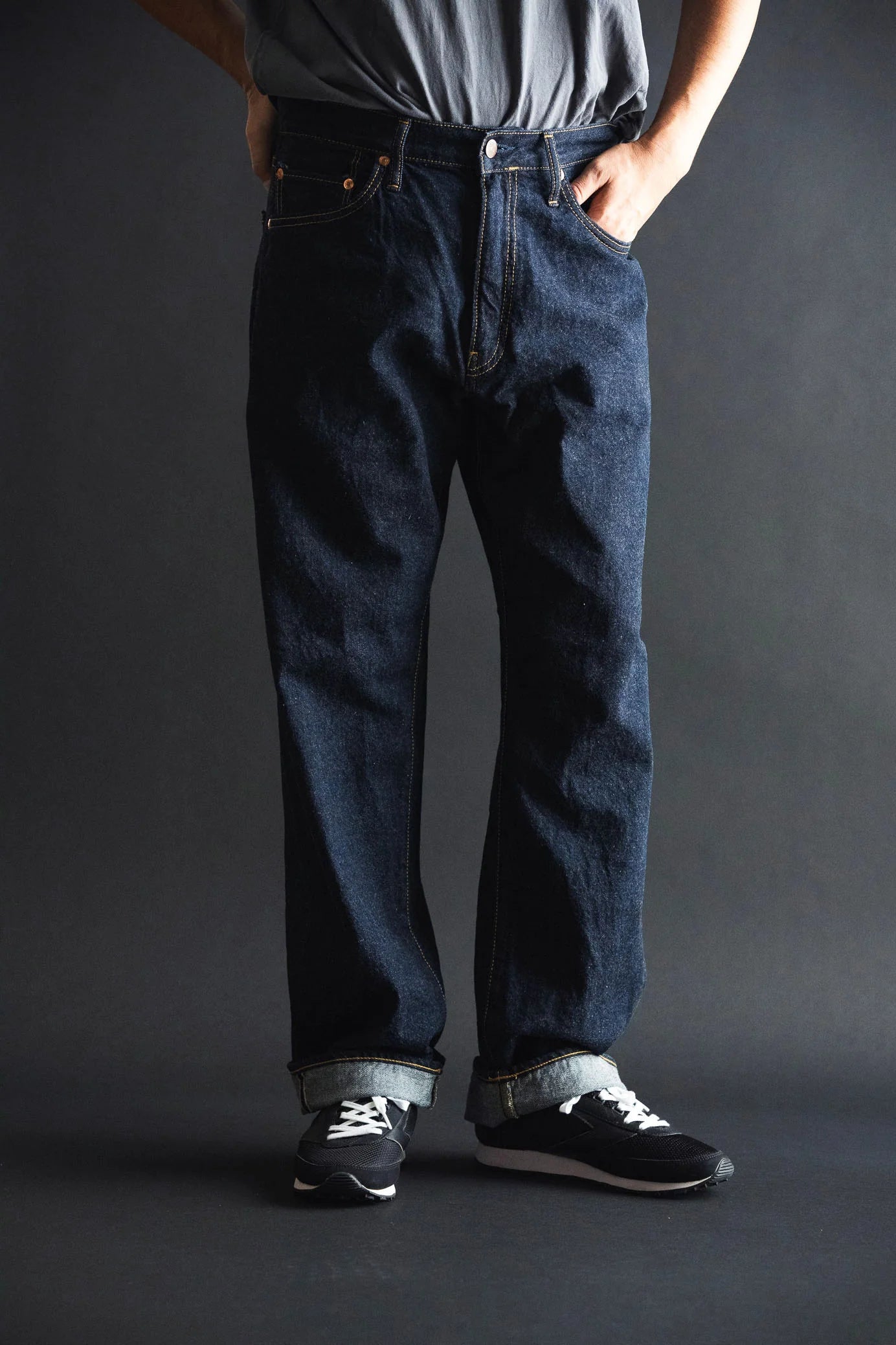BIG JOHN M102SL (LW) VINTAGE 60S CLASSIC STRAIGHT FIT - INDIGO