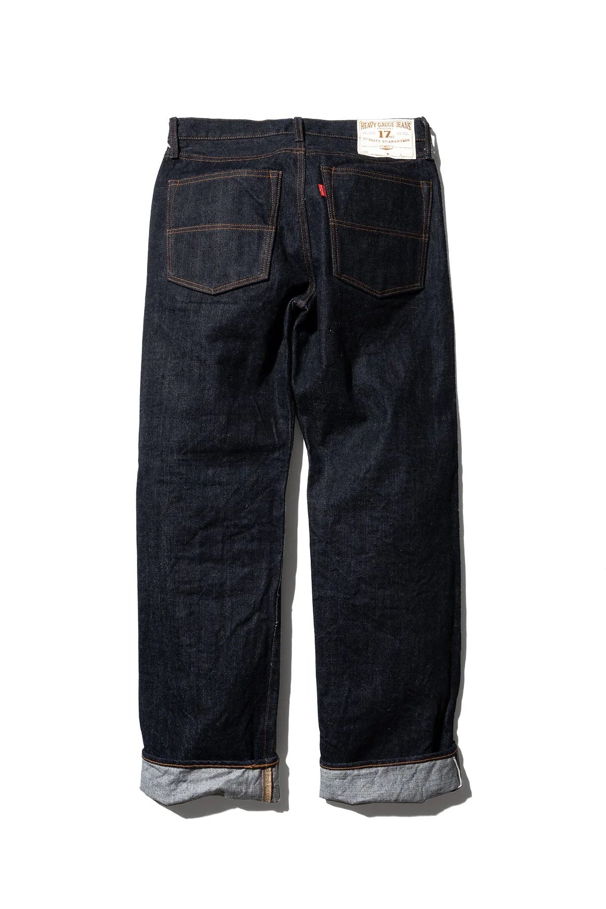 BUG JOHN M1803 (001) 17OZ HEAVY GAUGE JEANS STRAIGHT FIT - INDIGO