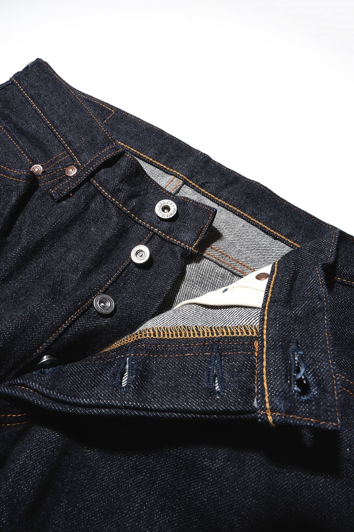 BUG JOHN M1803 (001) 17OZ HEAVY GAUGE JEANS STRAIGHT FIT - INDIGO