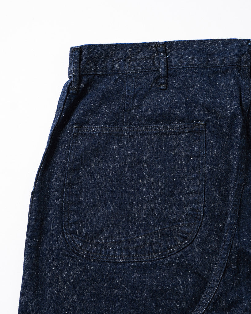 ORSLOW US NAVY UTILITY DENIM PANTS - ONE WASH