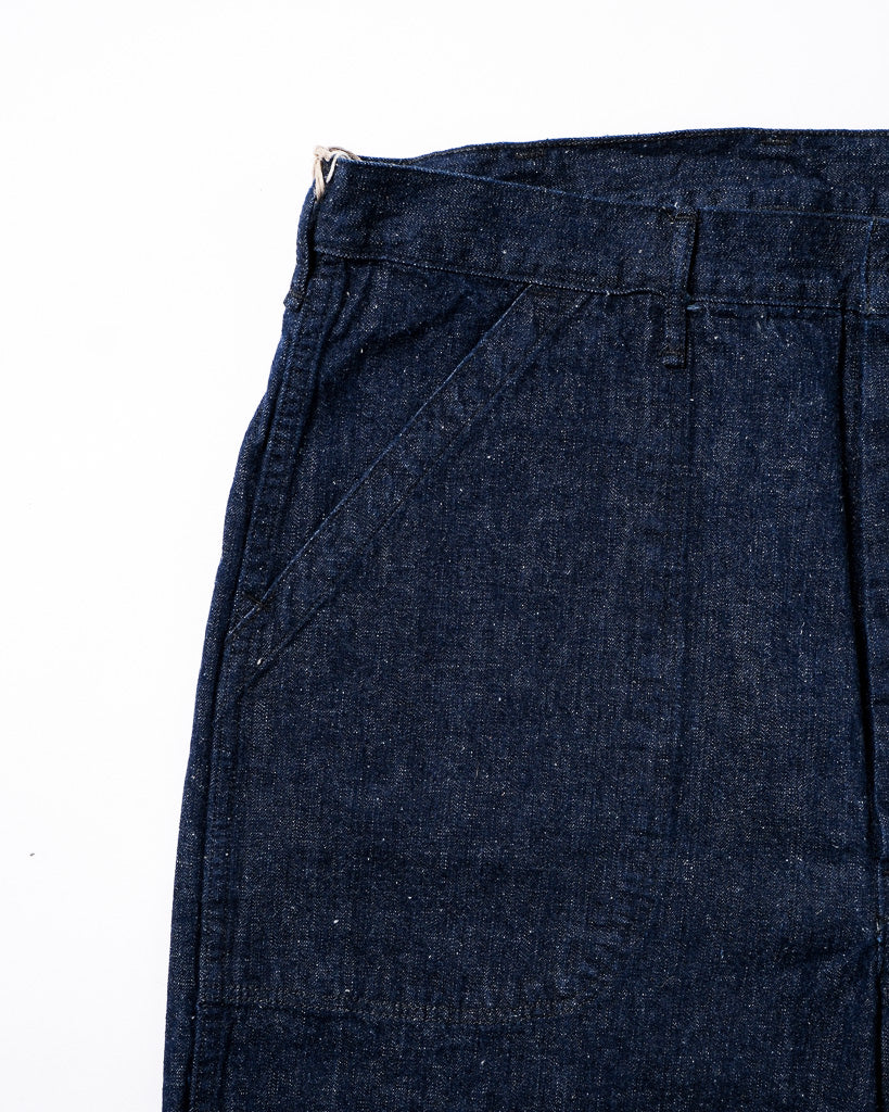 ORSLOW US NAVY UTILITY DENIM PANTS - ONE WASH