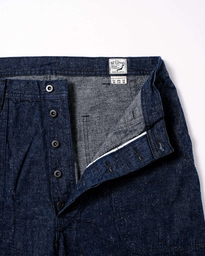 ORSLOW WWII 40S US NAVY WIDE-FIT UTILITY TROUSERS - ONE WASH