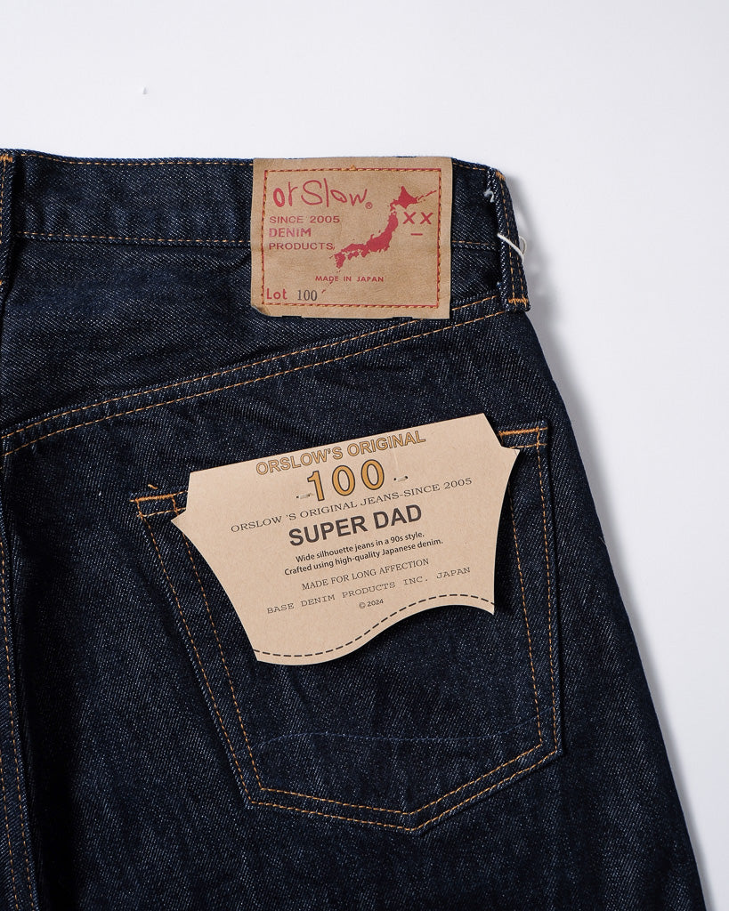 ORSLOW SUPER DAD S DENIM PANTS - ONE WASH