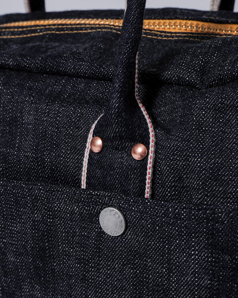 YAMANE LOT.9040 DENIM SPORTS BAG 20 INCH - DENIM