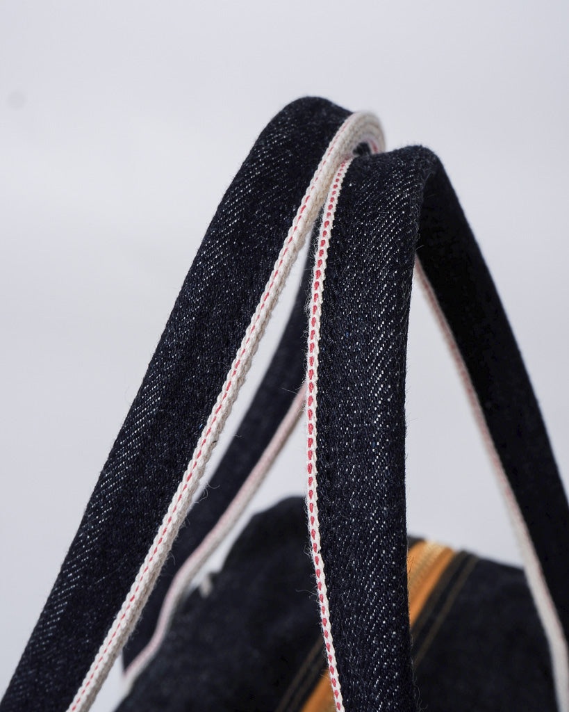 YAMANE LOT.9040 DENIM SPORTS BAG 20 INCH - DENIM